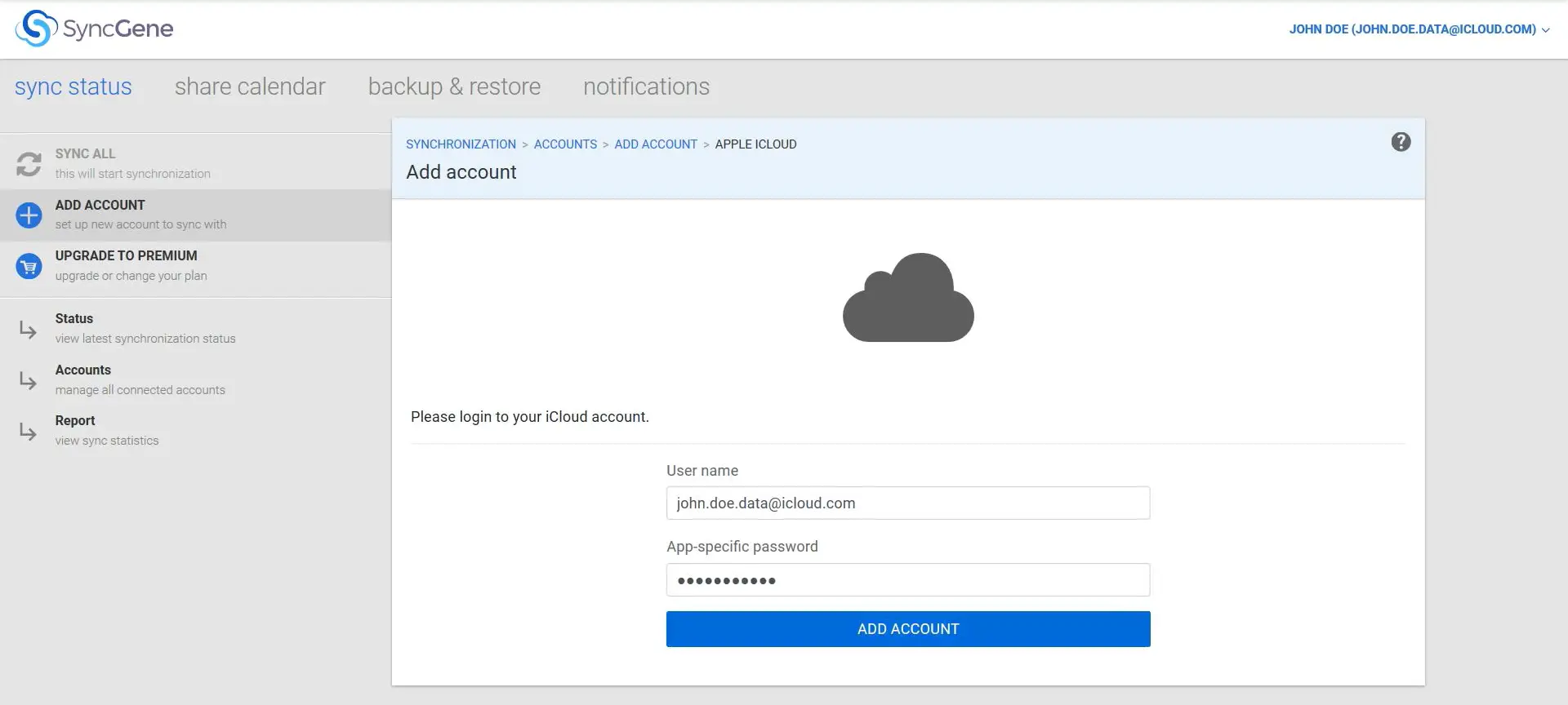 SyncGene's synchronization approach unifying contacts, calendars, and tasks across platforms